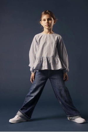 wide leg jeans NKFROSE dark blue denim