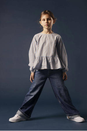 wide leg jeans NKFROSE dark blue denim