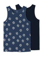 thumbnail: NAME IT KIDS hemd - set van 2 donkerblauw/zwart