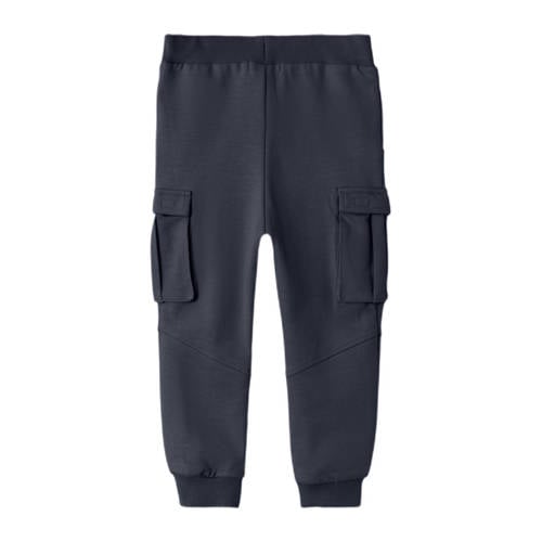 name it MINI joggingbroek NMNOLI marine Blauw Jongens Sweat Effen 92