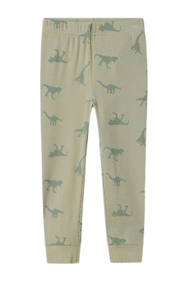 NAME IT BABY baby pyjama NBMNIGHTSUIT- set van 2 groen/wit/geel | wehkamp
