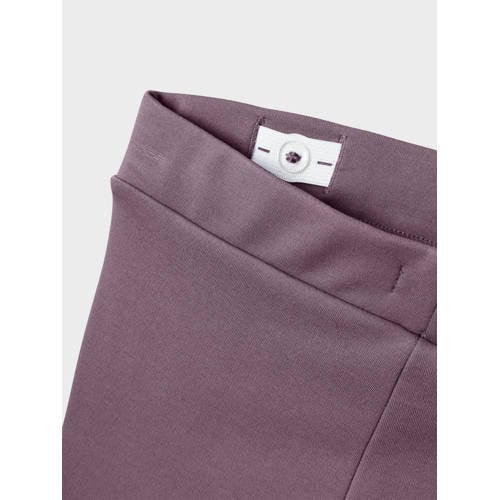 name it KIDS high waist flared broek NKFFRIKKALI paars Meisjes Viscose 104