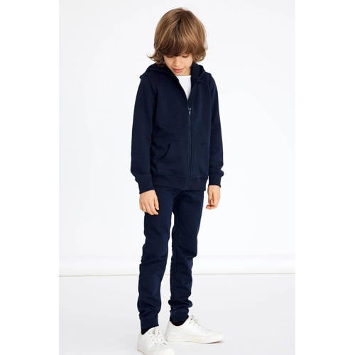 name it KIDS sweatvest NKMNESWEAT donkerblauw Effen 158 164