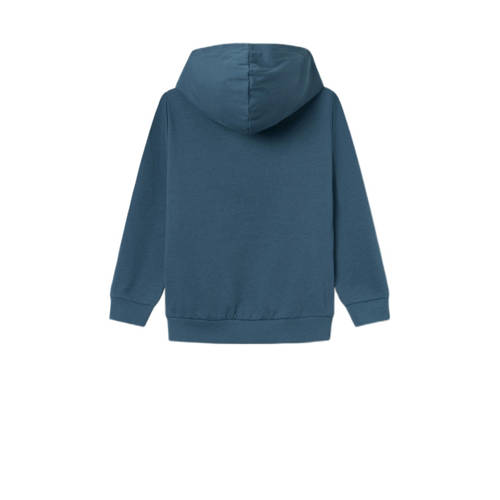 name it KIDS Pokemon hoodie NKMJISTER met printopdruk blue denim Sweater Blauw 134 140