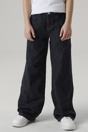 wide leg jeans NKFROSE dark grey denim