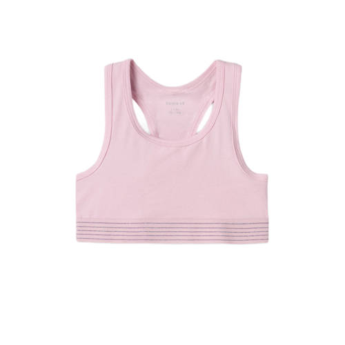 name it KIDS bh top NKFSHORT TOP DOT set van 2 lila roze Paars Meisjes Stretchkatoen 146 152