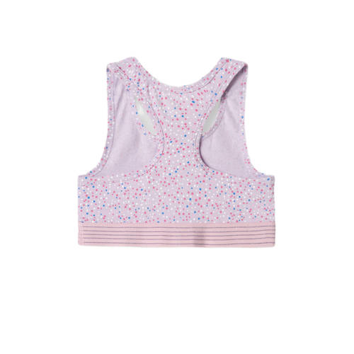 name it KIDS bh top NKFSHORT TOP DOT set van 2 lila roze Paars Meisjes Stretchkatoen 146 152