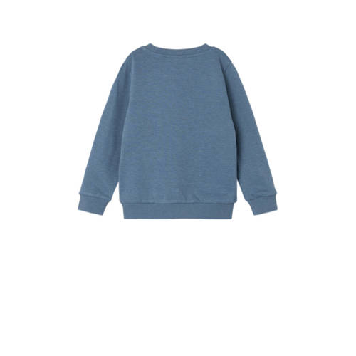 name it MINI sweater NMMVIMO helderblauw Effen 110