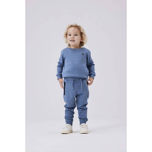 name it MINI sweater NMMVIMO helderblauw Effen 110