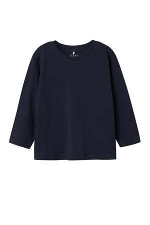 longsleeve NMMVOBBO donkerblauw
