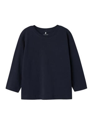 longsleeve NMMVOBBO donkerblauw