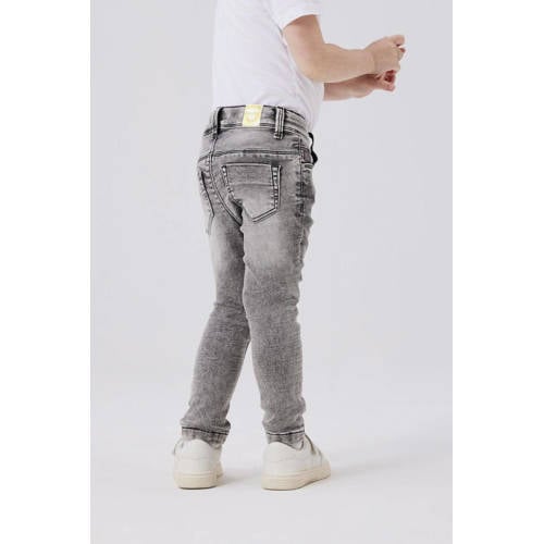 name it MINI skinny jeans NMFPOLLY light grey denim Grijs Meisjes Stretchdenim 98