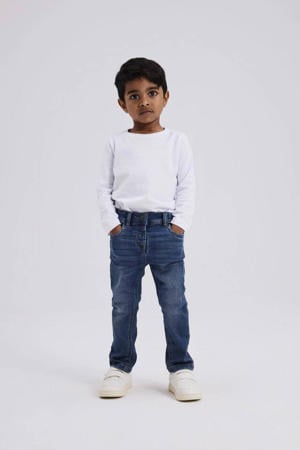 slim fit jeans NMMSILAS dark blue denim
