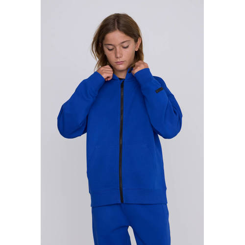 Coolcat Unisex Vest Charly met Capuchon Blauw Printopdruk