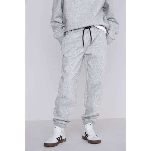 Coolcat unisex joggingbroek Sam Grijs Jongens/Meisjes Katoen Printopdruk