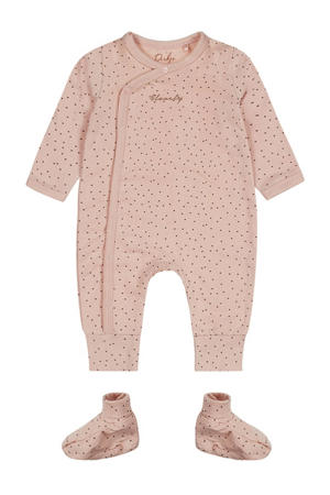 boxpak + slofjes roze