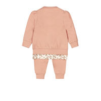 thumbnail: Dirkje vest + longsleeve + broek roze/offwhite