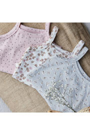 thumbnail: Dirkje romper - set van 3 roze/blauw/offwhite