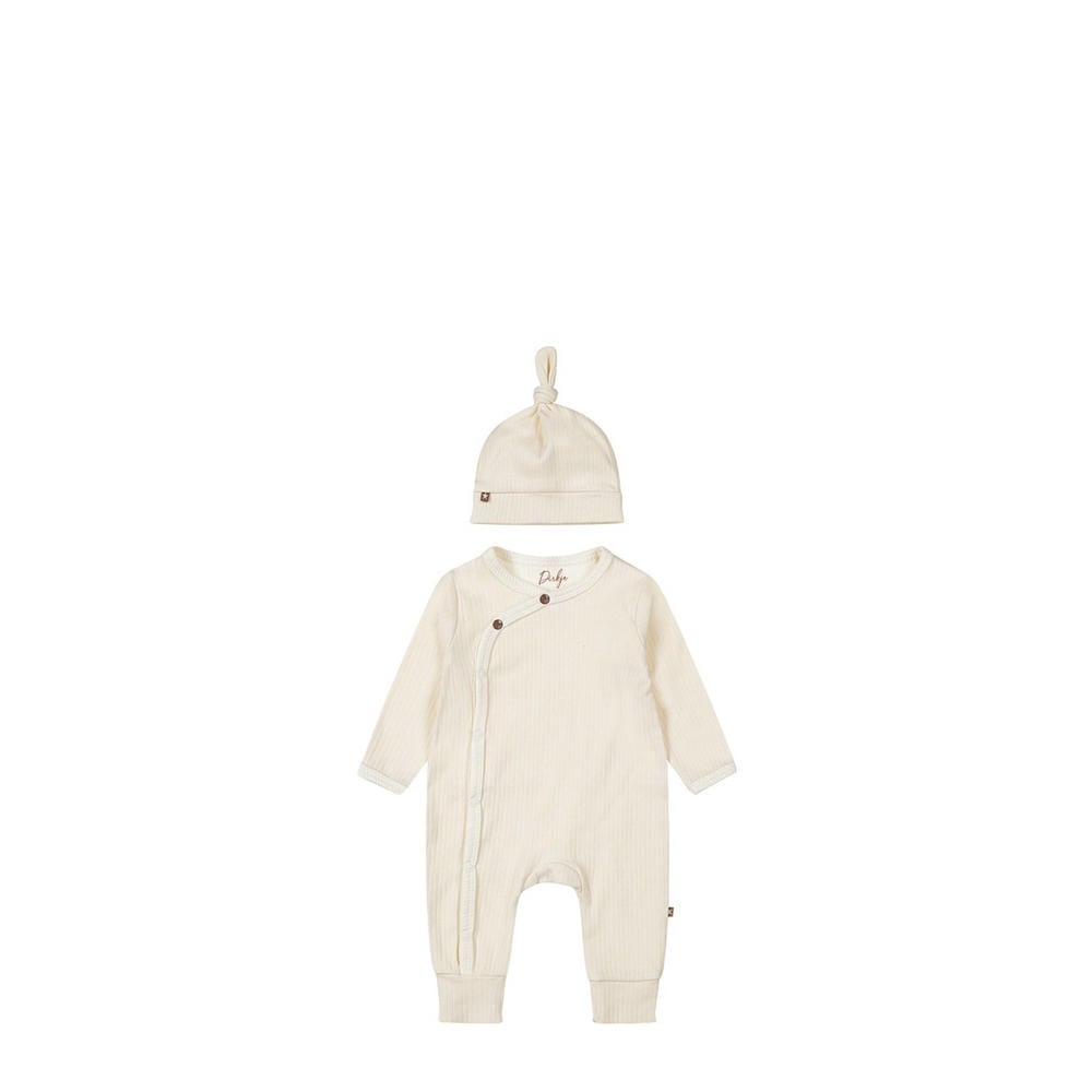 Dirkje boxpak + muts offwhite