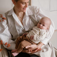 thumbnail: Dirkje baby broek bruin