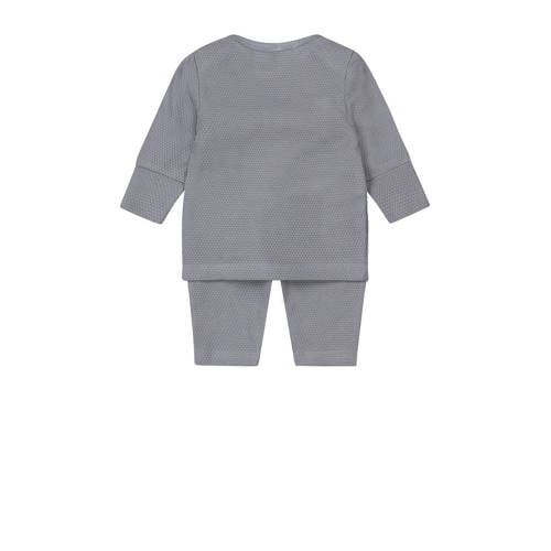 Dirkje broek + longsleeve blauw Shirt + broek Jongens Katoen Ronde hals 74