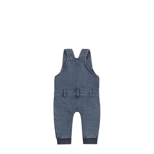 Dirkje baby tuinbroek blauw Jongens Sweat Vierkante hals Effen 80