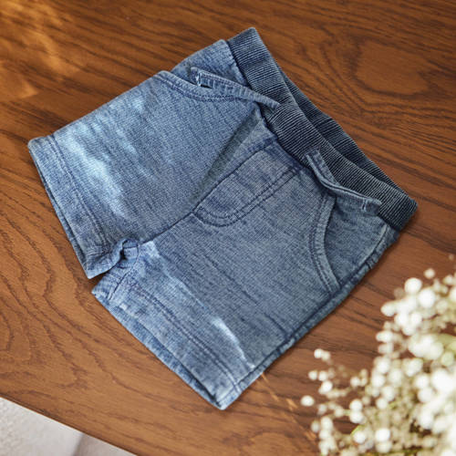Dirkje denim short blauw Korte broek Jongens Sweat Effen 104