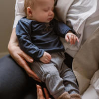 thumbnail: Dirkje babybroek - set van 2 bruin/grijs