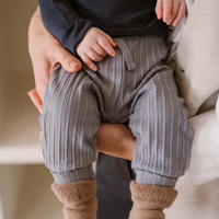 thumbnail: Dirkje babybroek - set van 2 bruin/grijs
