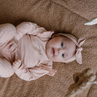 thumbnail: Dirkje baby longsleeve met printopdruk en ruches roze