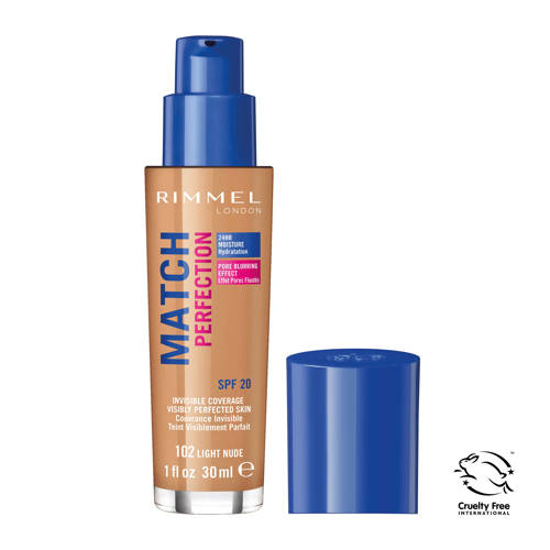 Rimmel London Match Perfection foundation Light Nude 102