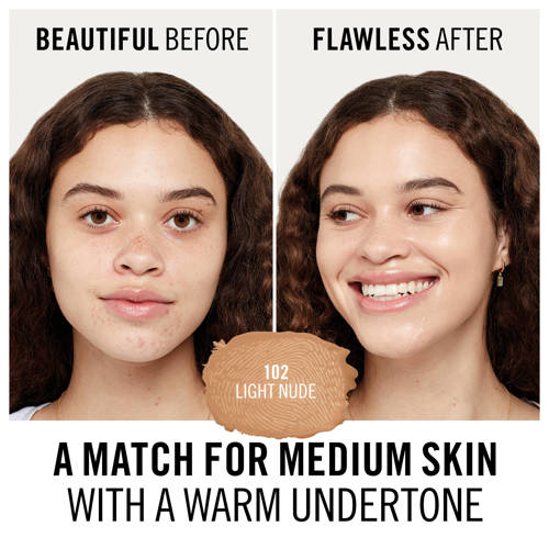 Rimmel London Match Perfection foundation Light Nude 102