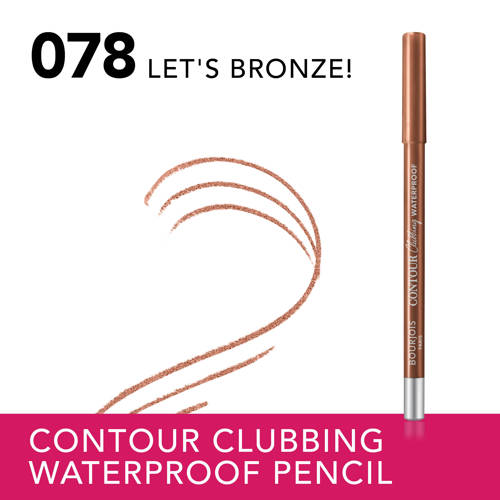 Bourjois Contour Clubbing Waterproof oogpotlood Let's bronze! 78 Koper