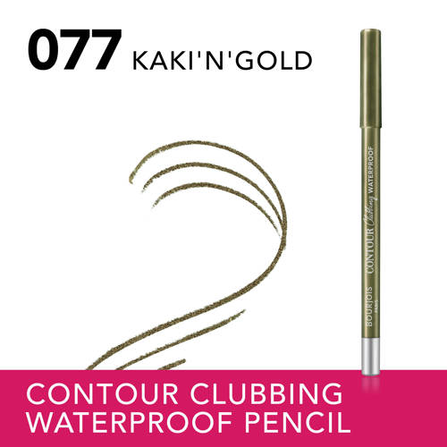 Bourjois Contour Clubbing Waterproof oogpotlood Kaki'n'Gold 77 Groen