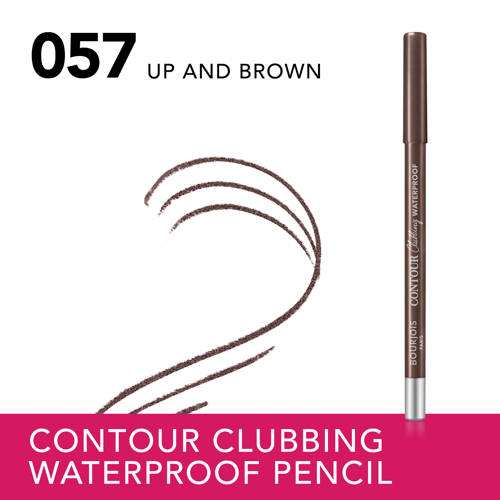 Bourjois Contour Clubbing Waterproof oogpotlood Up and brown 57 Bruin