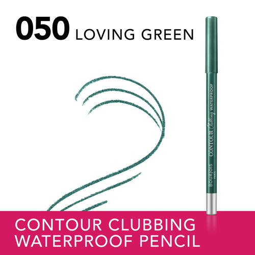 Bourjois Contour Clubbing Waterproof oogpotlood Loving green 50 Groen