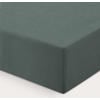 NOUS Kids katoenen kinderhoeslaken (150x70 cm) - donkergroen