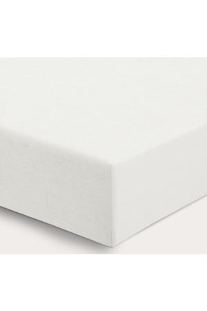katoenen baby hoeslaken ledikant 120 x 60 cm - ecru