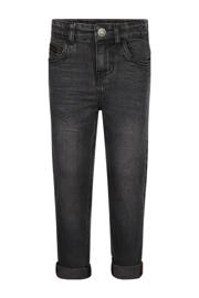 thumbnail: Grey denim jongens Koko Noko loose fit jeans jeans van katoen met regular waist, haaksluiting en effen