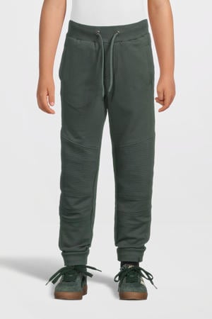 regular fit joggingbroek donkergroen
