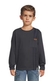 thumbnail: Koko Noko gestreepte gebreide longsleeve donkerblauw