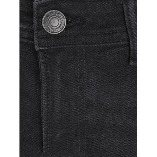jack & jones JUNIOR slim fit jeans JJIGLENN JJORIGINAL black denim Zwart 170