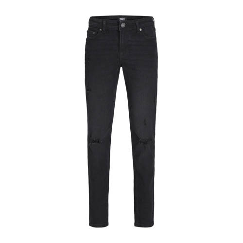 JACK & JONES JUNIOR slim fit jeans JJIGLENN JJORIGINAL black denim Zwart - maat 164 afbeelding