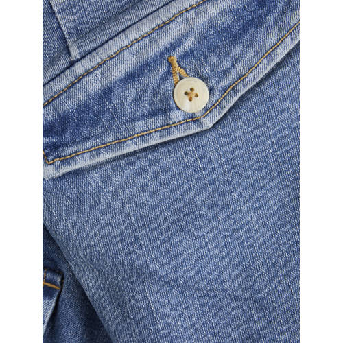 jack & jones JUNIOR slim fit jeans JJIPAUL JJFLAKE blue denim Blauw Effen 140
