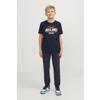 JACK & JONES JUNIOR T-shirt JJELOGO met logo donkerblauw