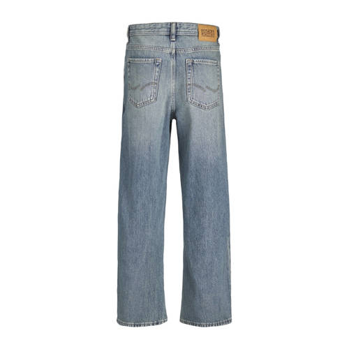 jack & jones JUNIOR regular fit jeans JJIALEX JJORIGINAL blue denim Blauw 140