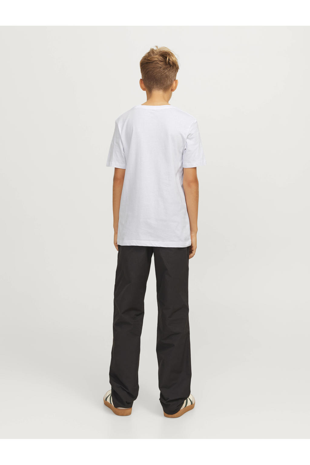 JACK & JONES JUNIOR T-shirt JJESWIFT met printopdruk wit