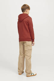thumbnail: JACK & JONES JUNIOR hoodie JJELOGO met logo donkerrood