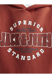 thumbnail: JACK & JONES JUNIOR hoodie JJELOGO met logo donkerrood