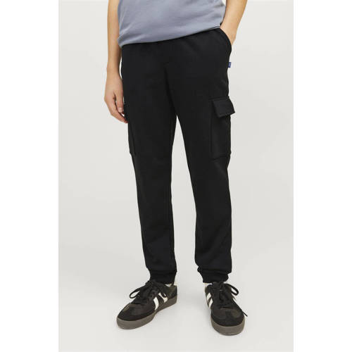 jack & jones JUNIOR joggingbroek JPSTGORDON JJBRADLEY zwart Jongens Sweat 152